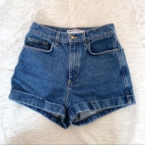 American apparel denim shorts